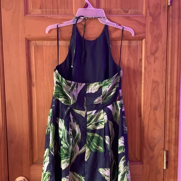 NWOT Tropical Ann Taylor Blue and Green Size 6P dress - Picture 4 of 10